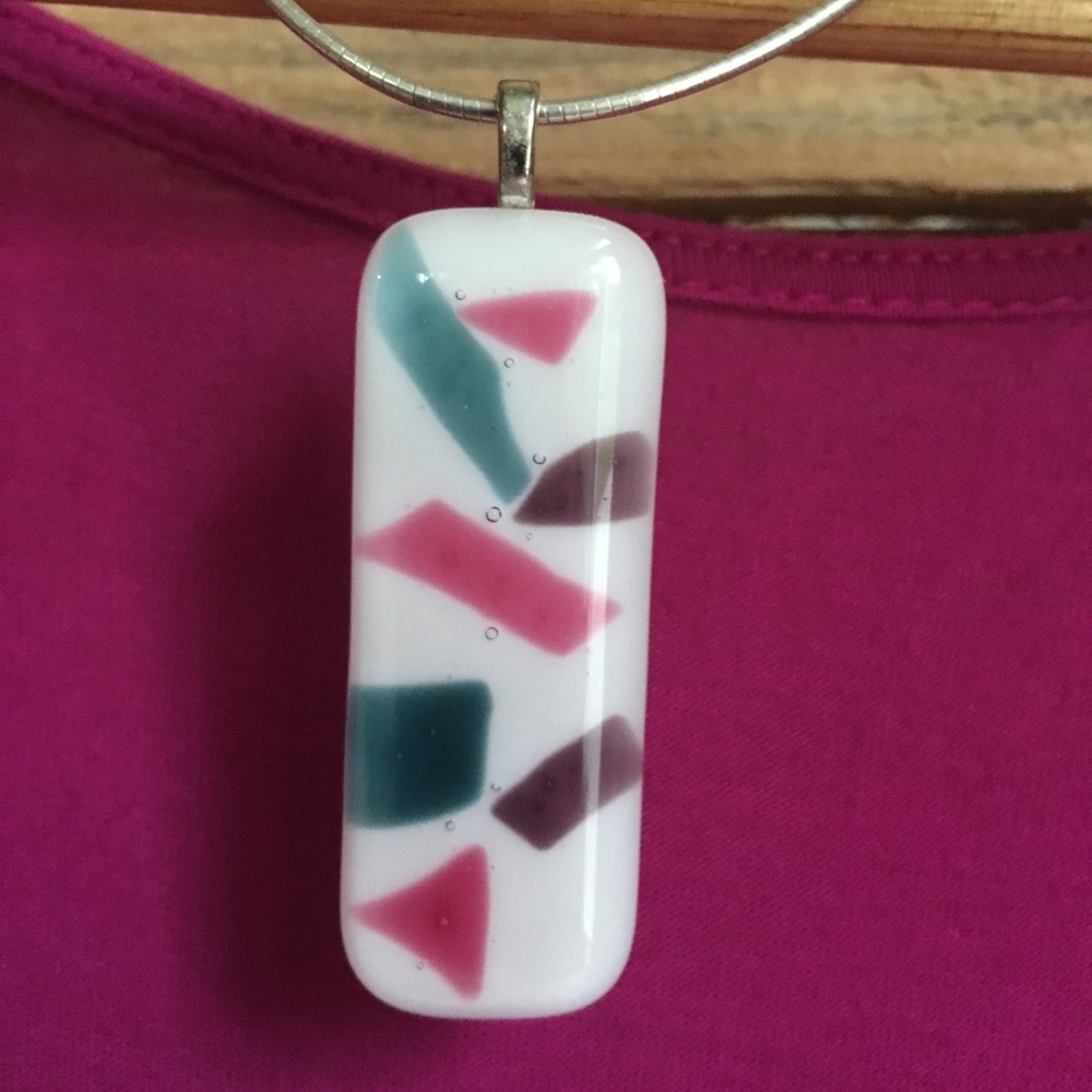 (2 for $10) Glass pendant